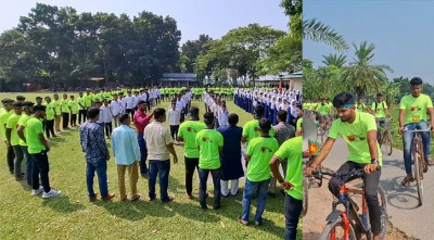 ঝিনাইদহে আত্মহত্যা প্রতিরোধে সচেতনতামূলক সাইকেল র‍্যালি